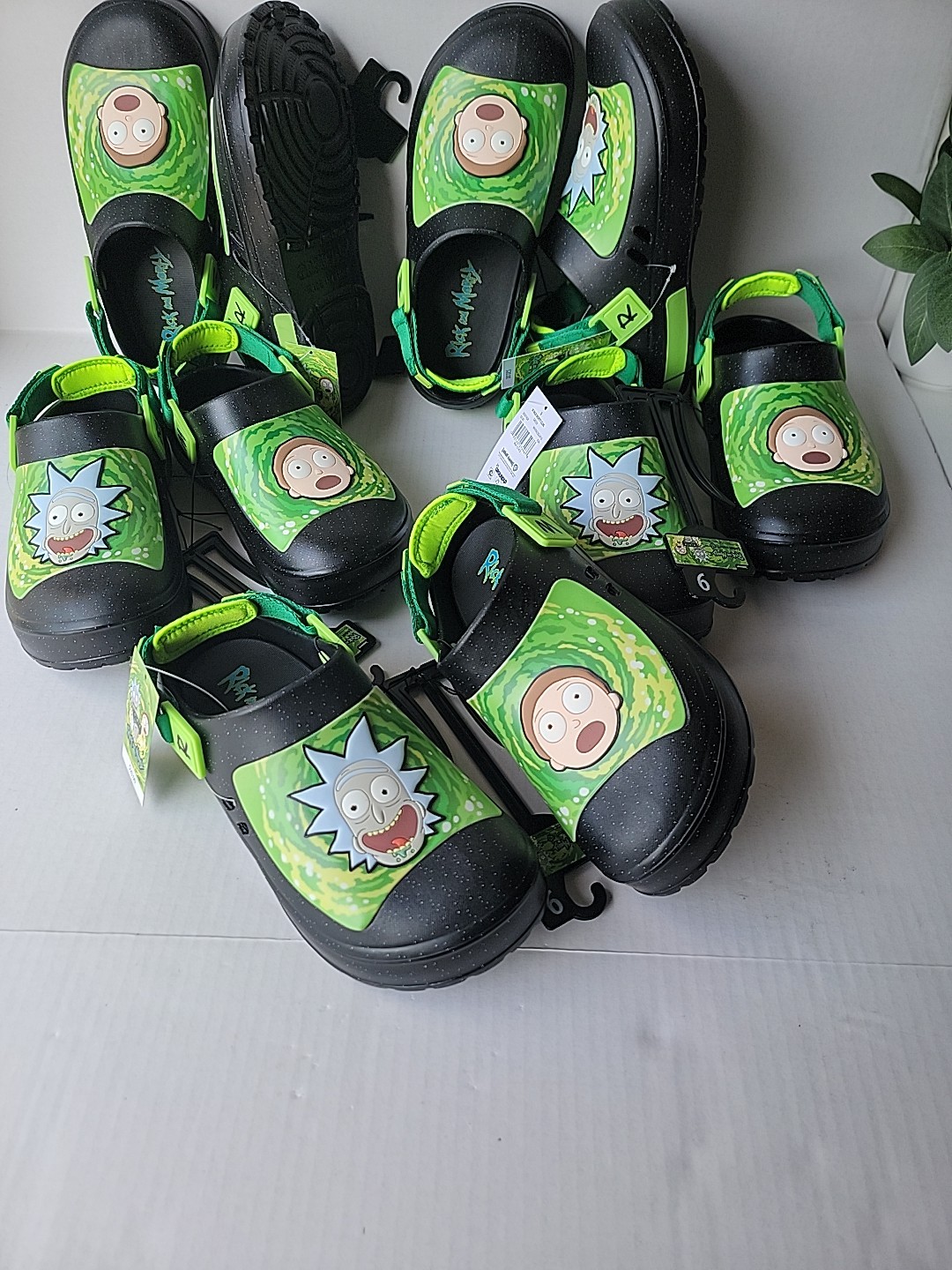New With Tag~Adult Swim Rick and Morty Clog Crocs Style Size 9 Ground Up