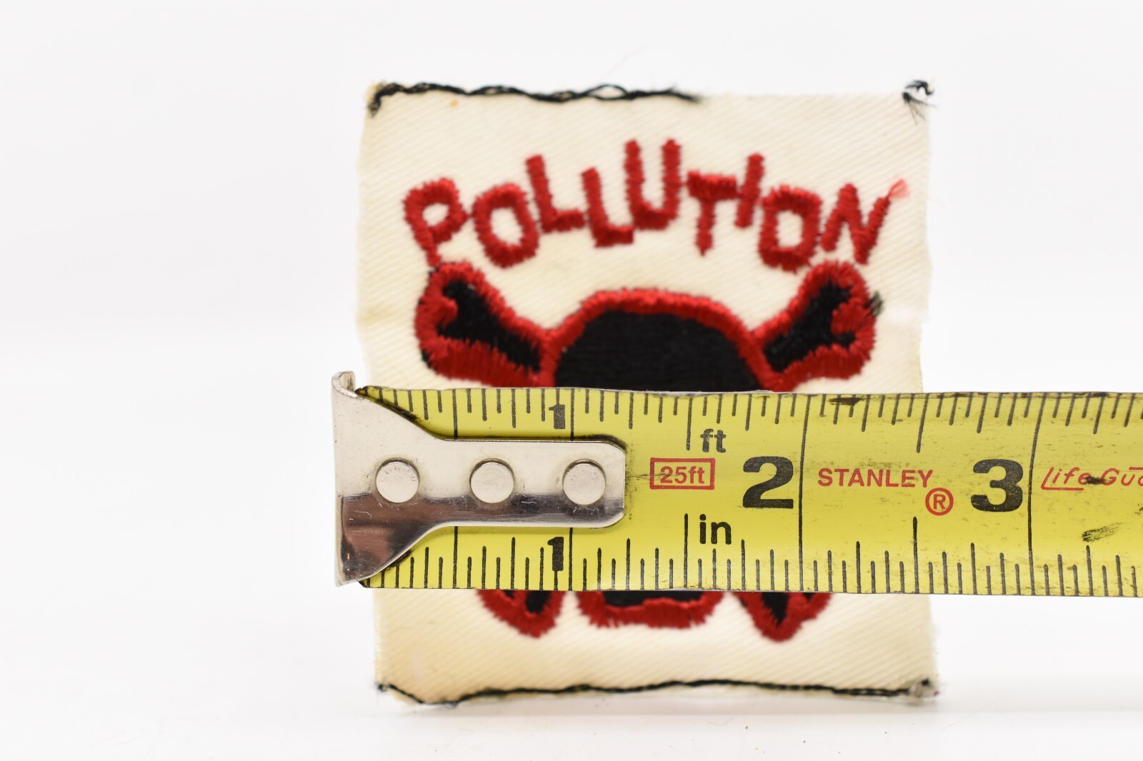 VINTAGE SKULL & CROSSBONES POLLUTION PATCH