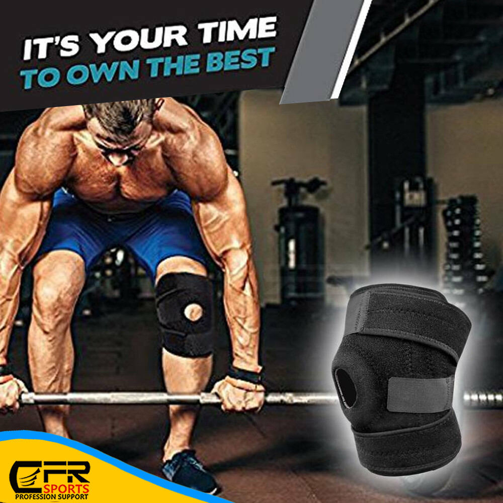 Knee Brace Compression Sleeve Support Sport Joint Arthritis Patella Stabilizer