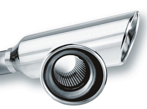 BORLA 20248 Universal Performance Exhaust Tip 2.25" Single Inlet / 4" Round