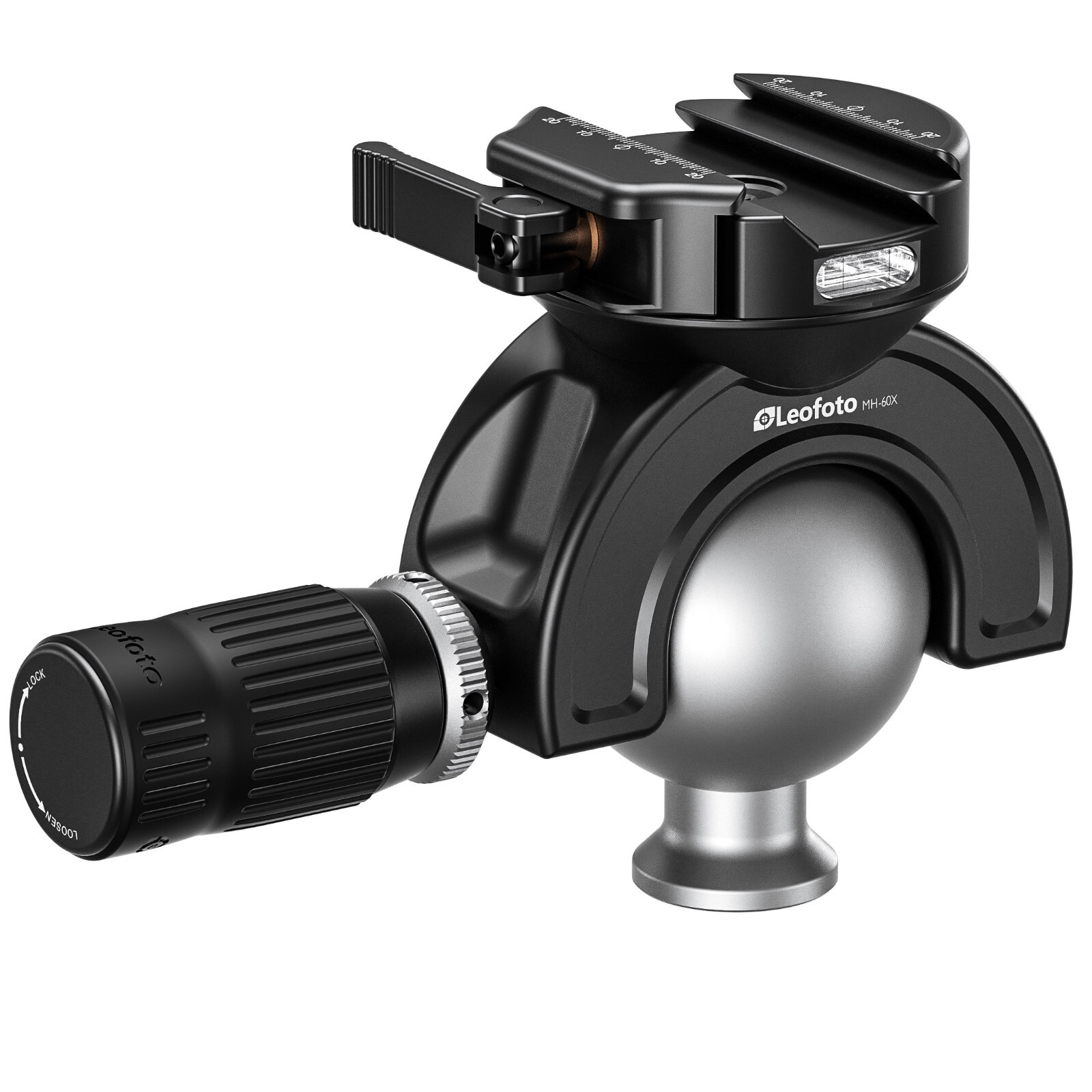 【Leofoto USA】Leofoto MH-60X Dynamic Ball Head /w Handlebar | Rosette and 3/8''