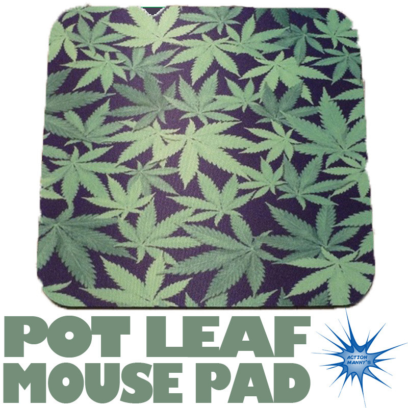 Pot Leaf Anti Slip PC Gamer Picture Mouse Pad