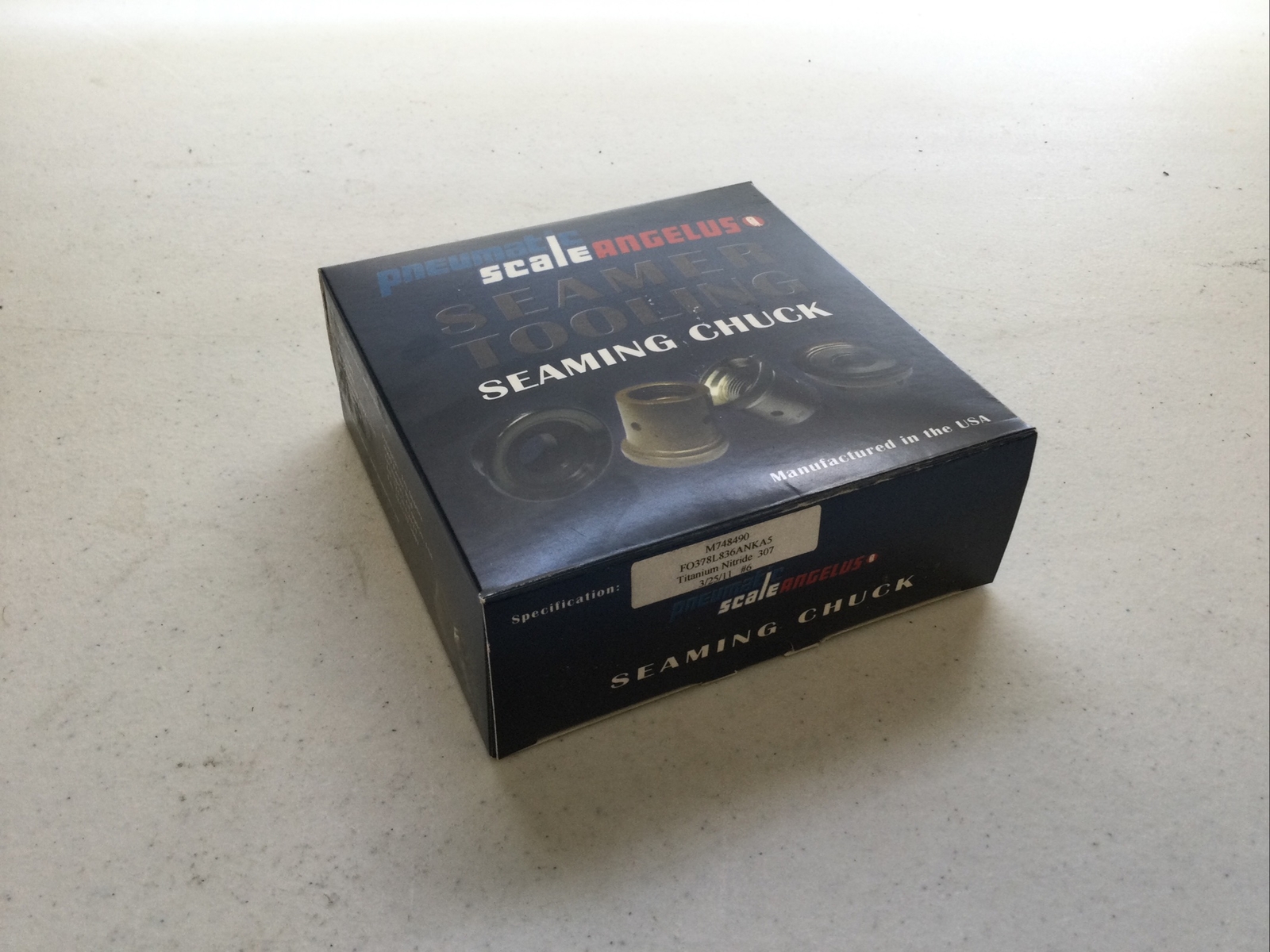 NEW PNEUMATIC SCALE ANGELUS FO378L836ANKA5 SEAMING CHUCK, FREE SHIPPING