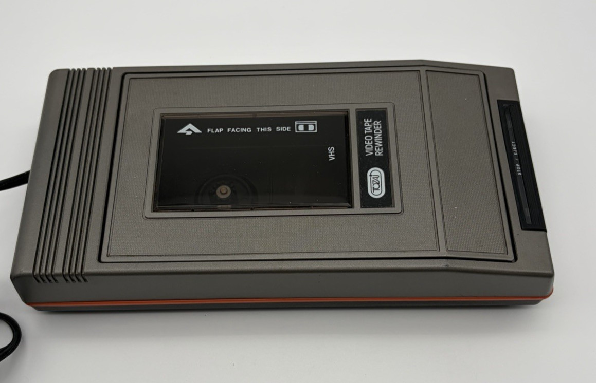 Vintage Tozaj VHS Video Tape Rewinder Rewind Player Accessory