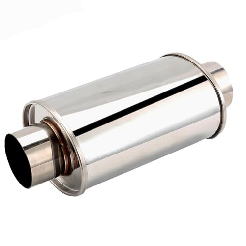 3-inch Ultra-Quiet Resonator - 304 Stainless Steel General Purpose Muffler 3in
