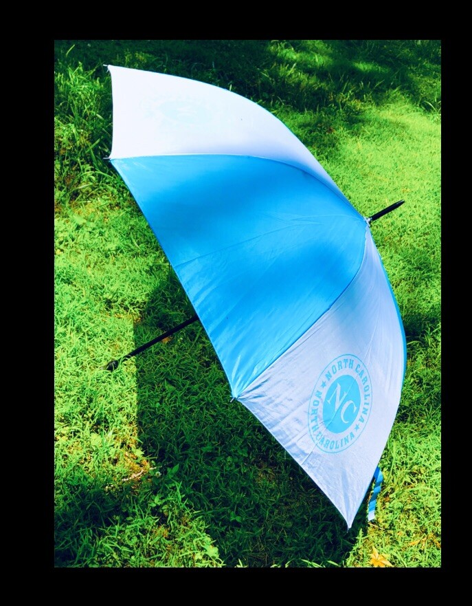 North Carolina Oversized umbrella 52” span 38”Tall automatic Push Button To Open