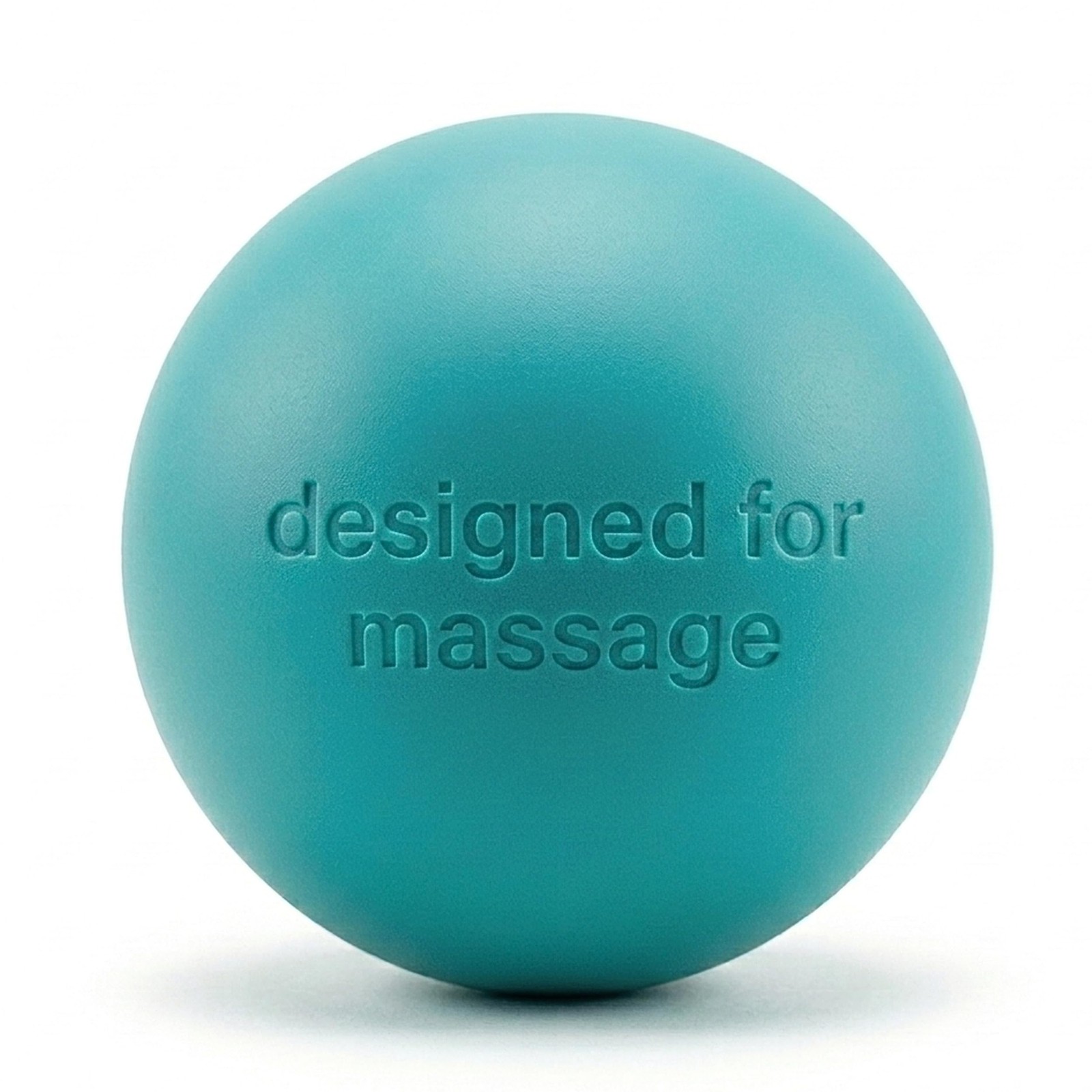 Massage Ball for Myofascial Release, Pure Silicone, Designed Teal