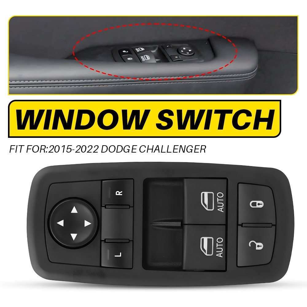For 2015-2021 2022 Dodge Challenger Front Left Power Door Window Control Switch