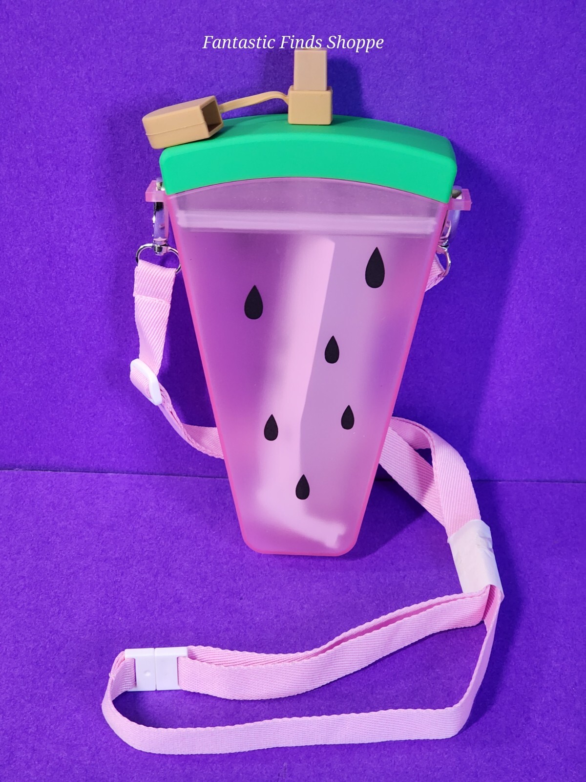 Watermelon Crossbody Water Bottle Sipper