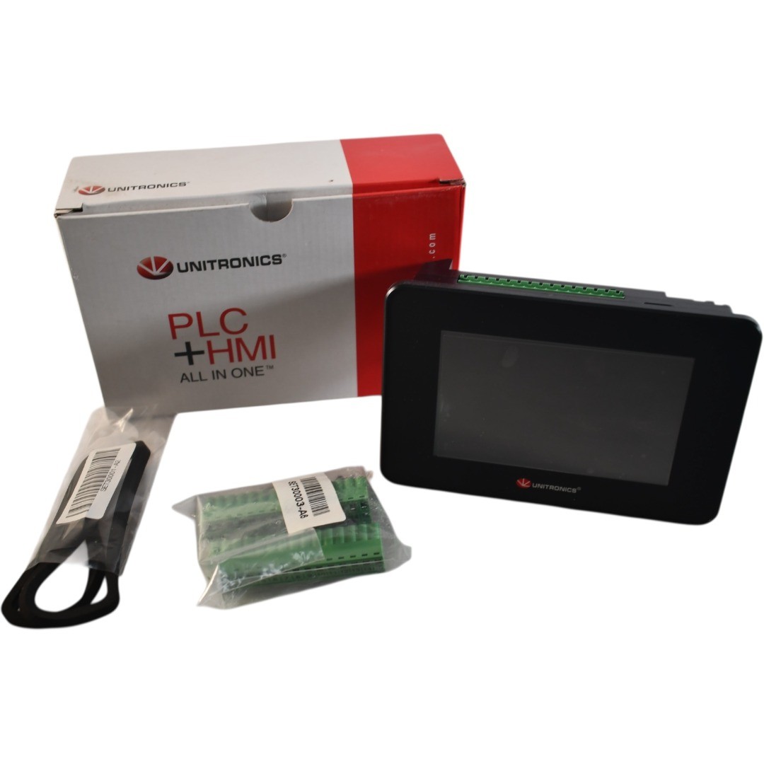 NEW Unitronics US5-B10-T24 UniStream 5'' Built-in Pro PLC HMI 10DI 2AI 12DO 24VD