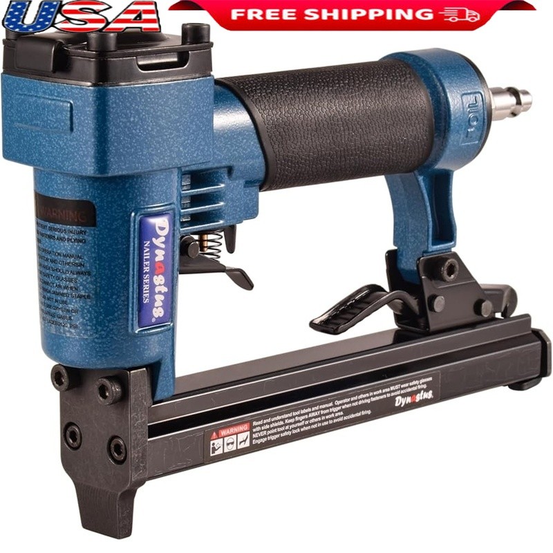 20 Gauge Pneumatic Stapler Heavy Duty T50 Air Staple Gun W/ 1000 Staples New