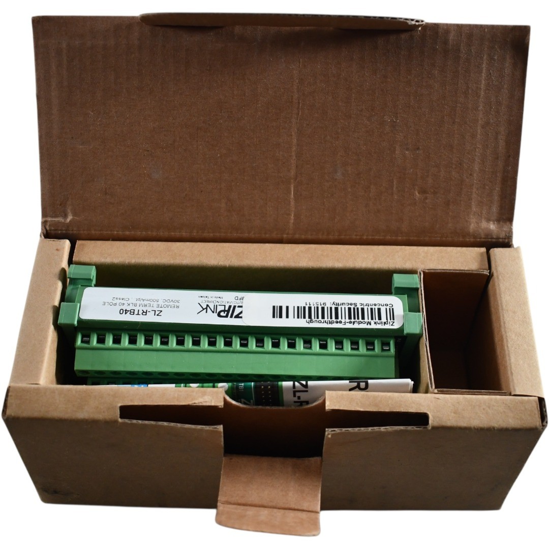 NEW Automation Direct ZL-RTB40 ZIPLink Feedthrough Module 40 Pole DIN Mount