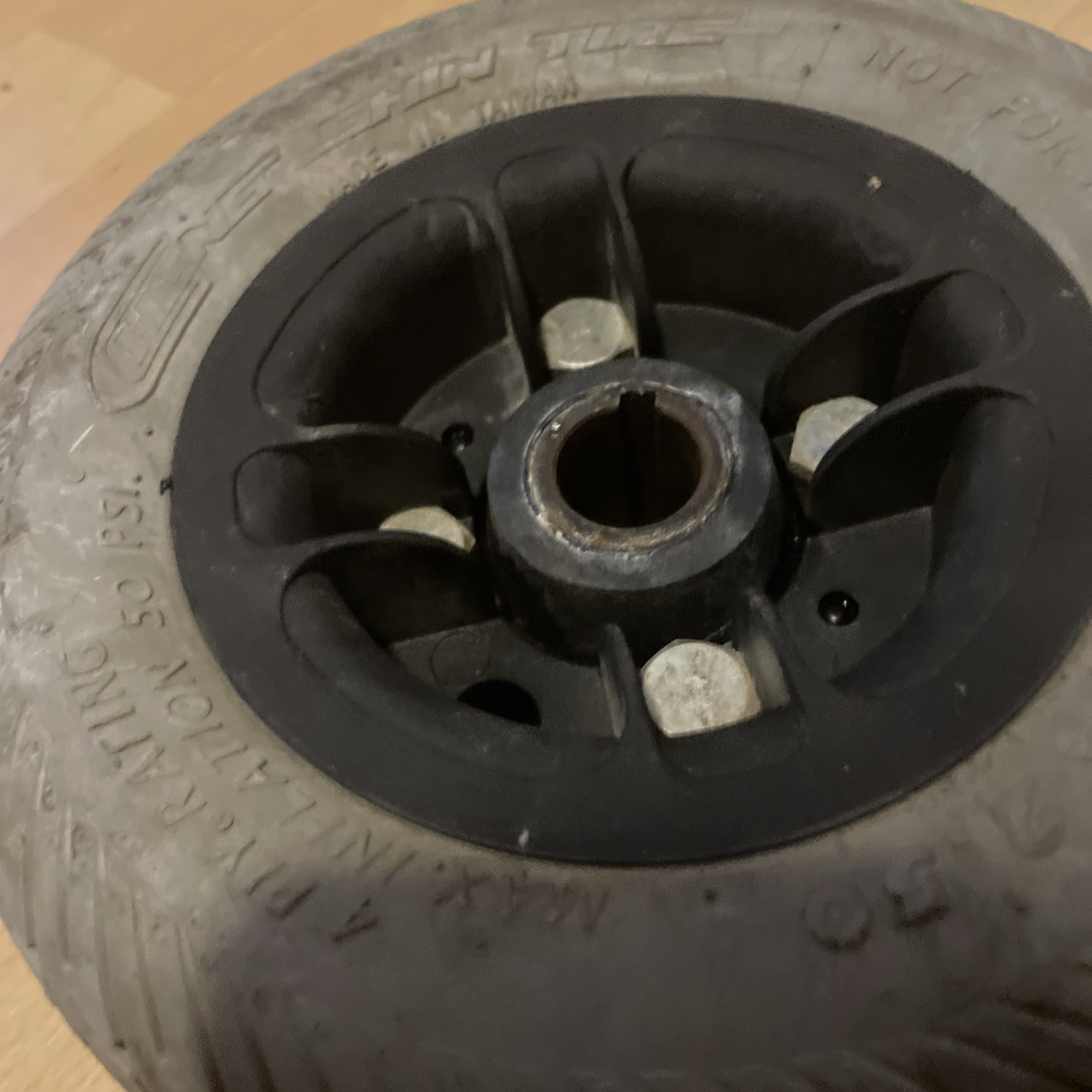 Rear Solid Wheel 2.5x8 For A Golden Tech Buzzaround Mobility Scooter GE176B