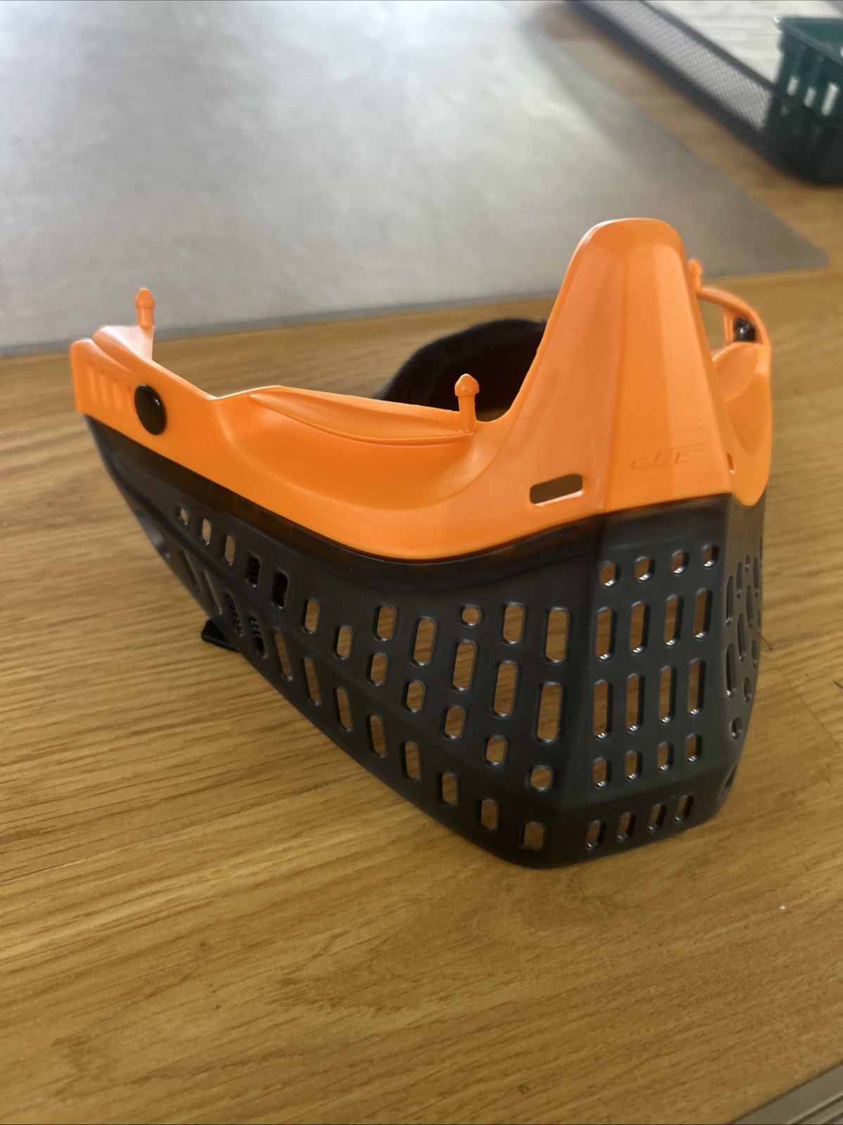 JT Bottom Orange Skirt Paintball Mask Ice Magnetic Strap Clasp
