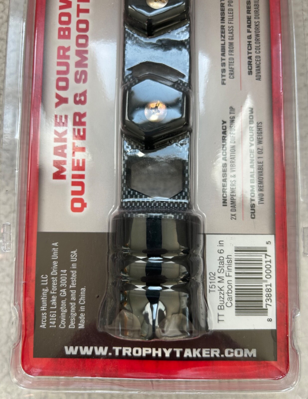 Trophy Taker Buzz Killer Stabilizer - Black (BB)