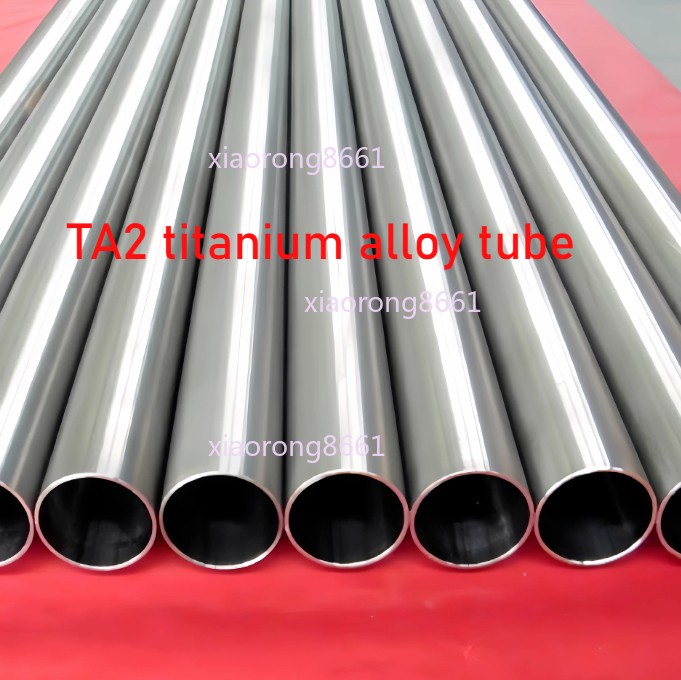 1PC OD 20/21/22/23/24/25/26/28/30mm *500mm TA2 Titanium Round Tube 1/2/3/4mm(T)