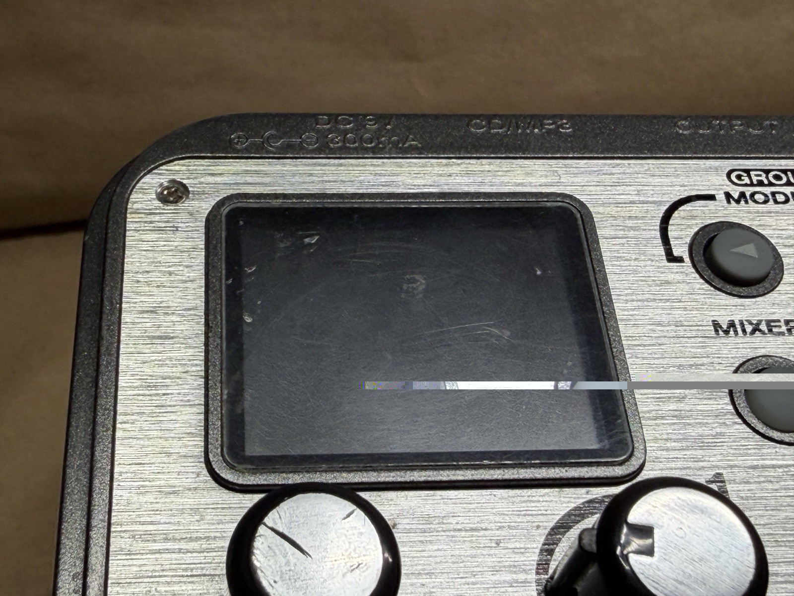 NUX MG-100 Multi-Effects Modeling Guitar Processor Pedal Only | No Power Adapter
