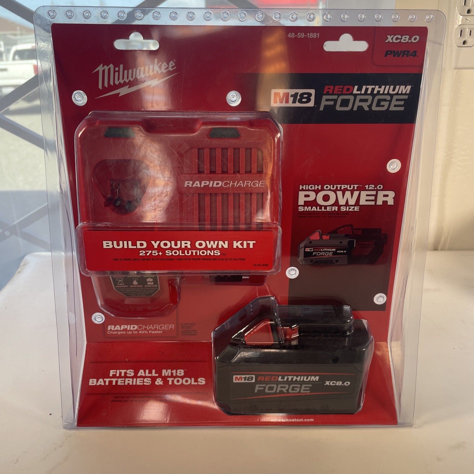 Milwaukee 48-59-1881  M18 Forge 8.0 Starter Kit