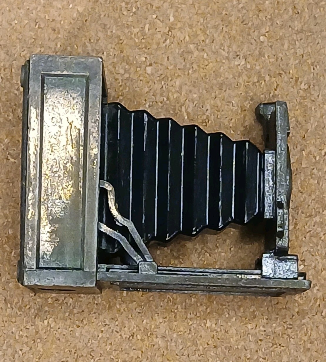 Antique Finished Miniature Camera Pencil Sharpener Metal DieCast