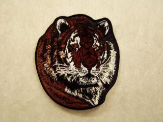 LARGE DETAILED BENGAL TIGERS HEAD VEST PATCH PT1050A