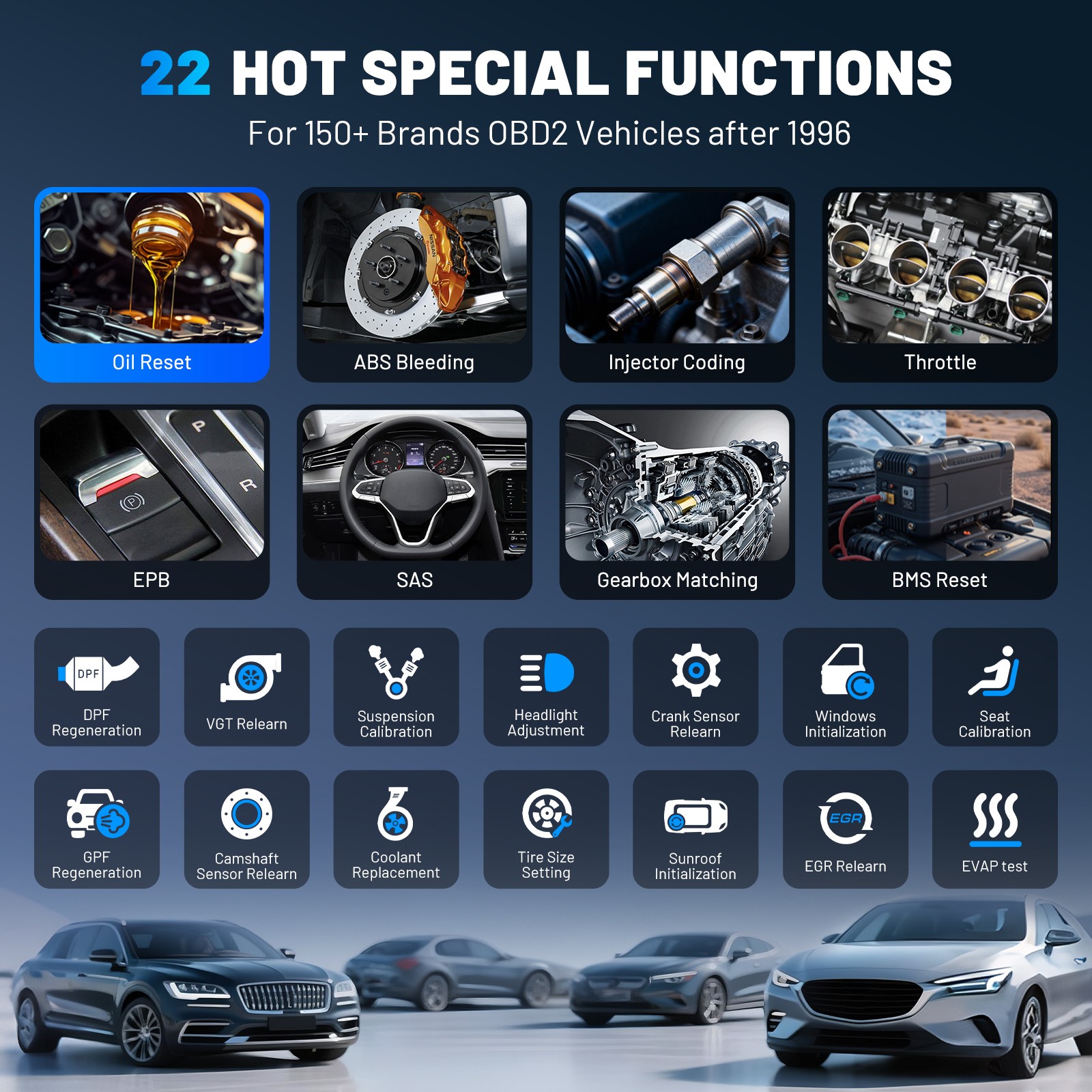 2026 XTOOL TP580 Auto Diagnostic Scanner TPMS Relearn TS100 PRO Programming Tool