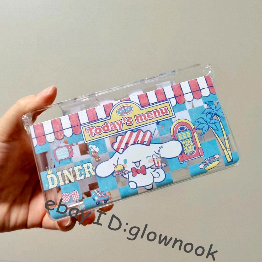 Rare Kawaii Cute Cinnamoroll Diner Burger Face Case for Nintendo series-Cover