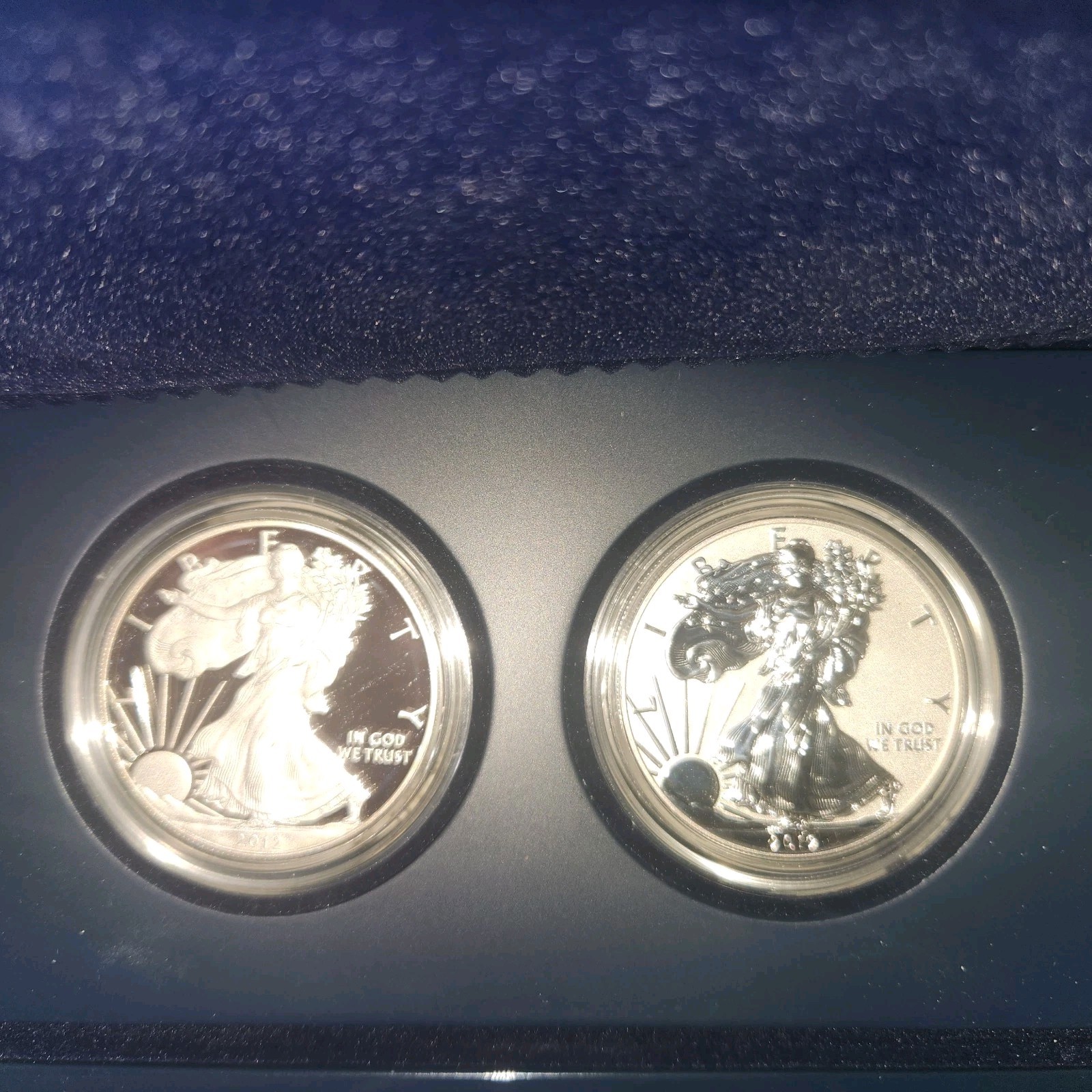 2012-S American Eagle San Francisco Two Coin Silver Proof Set....REDUCED