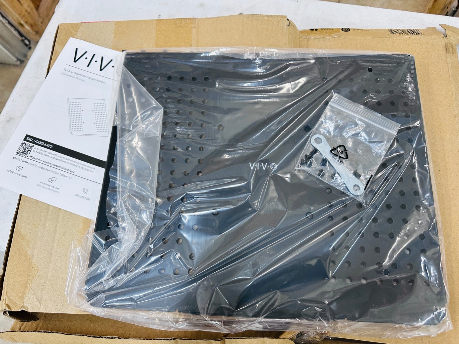 Stand-LAP2 Laptop Notebook Tray Holder - VESA Mount Stand - two available