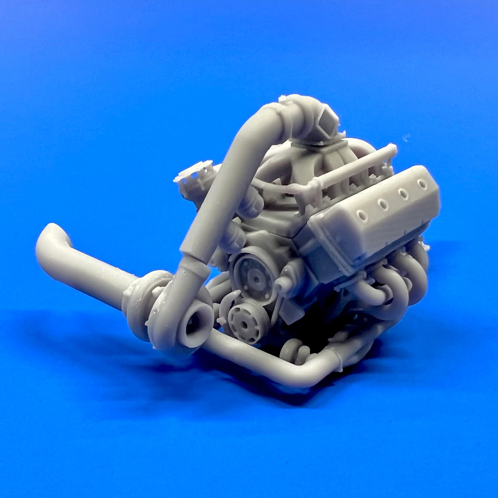 Hemi Single Turbo Engine 1/25