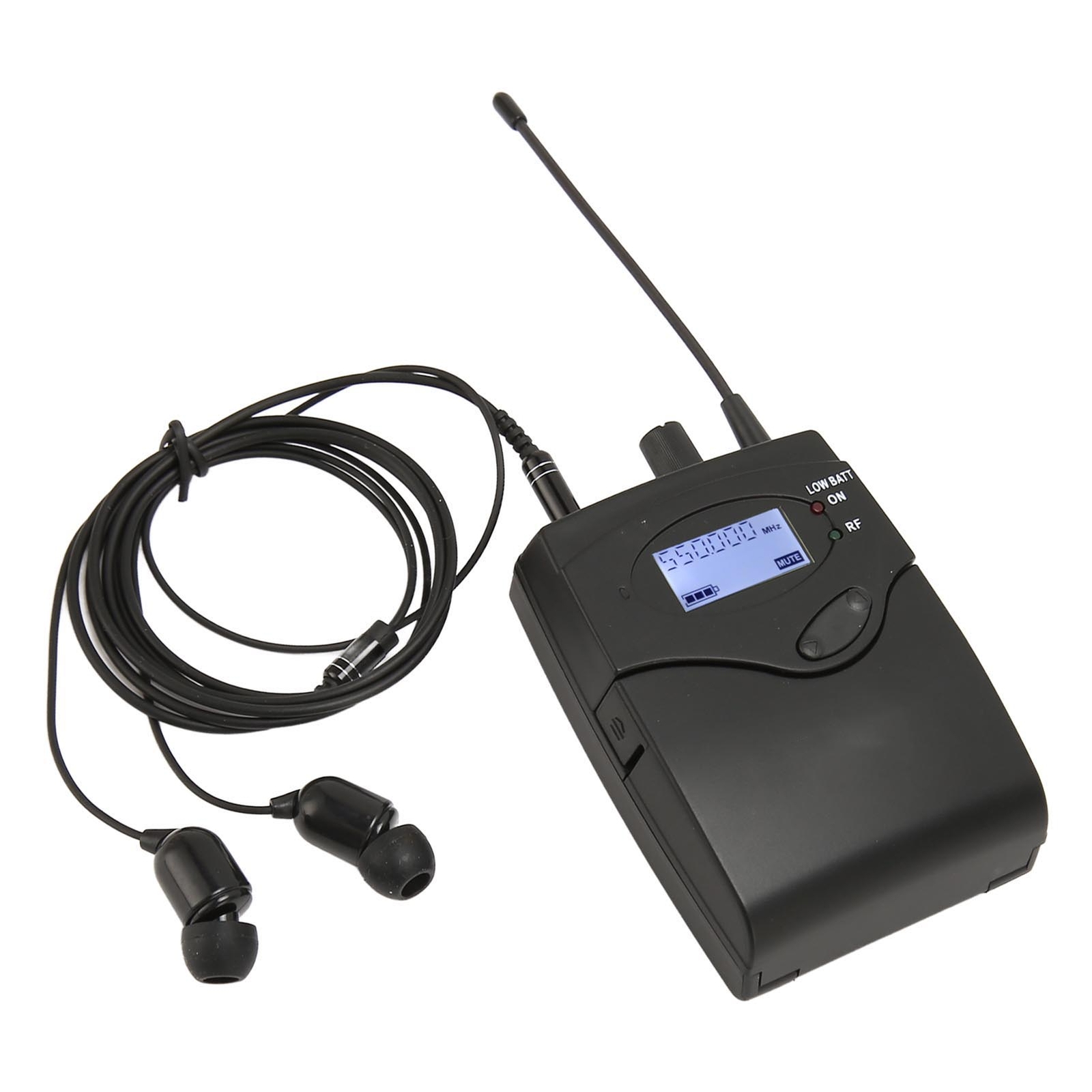 Bodypack Receiver 550 To 580MHz Stereo Earphone Monitor Receiver For Band Hot