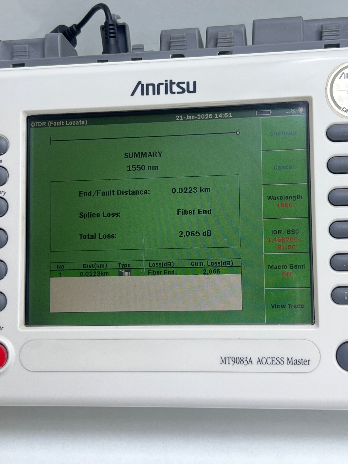 ANRITSU MT9083A-053 ACCESS MASTER