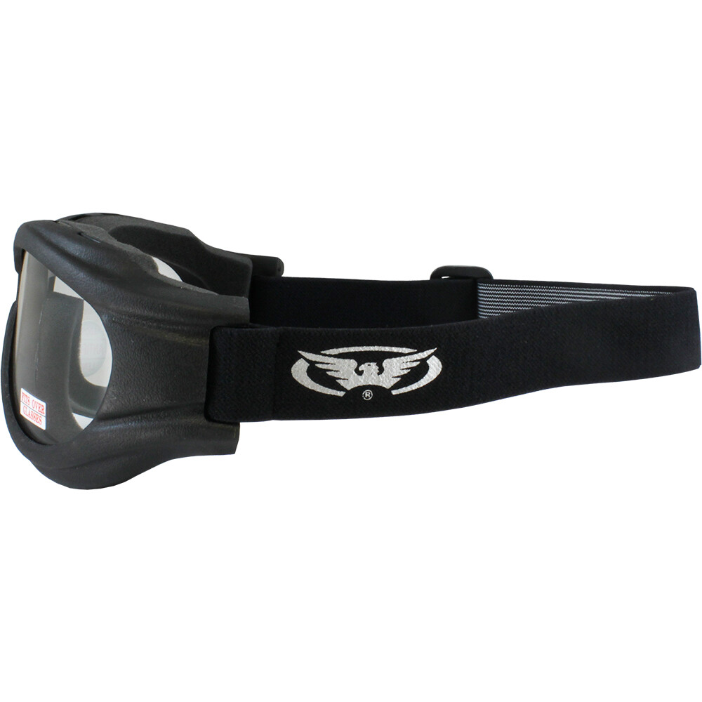 Fit Over Motorcycle Goggles Foam Padded Shatterproof Anti Fog by Global Vision