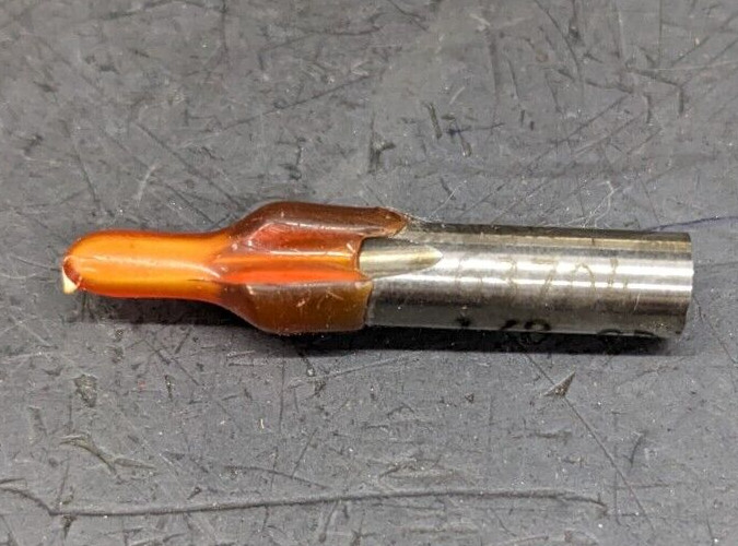WKW 1/8" CD Veining Router Bit 1/4" Shank HSS 63704 USA
