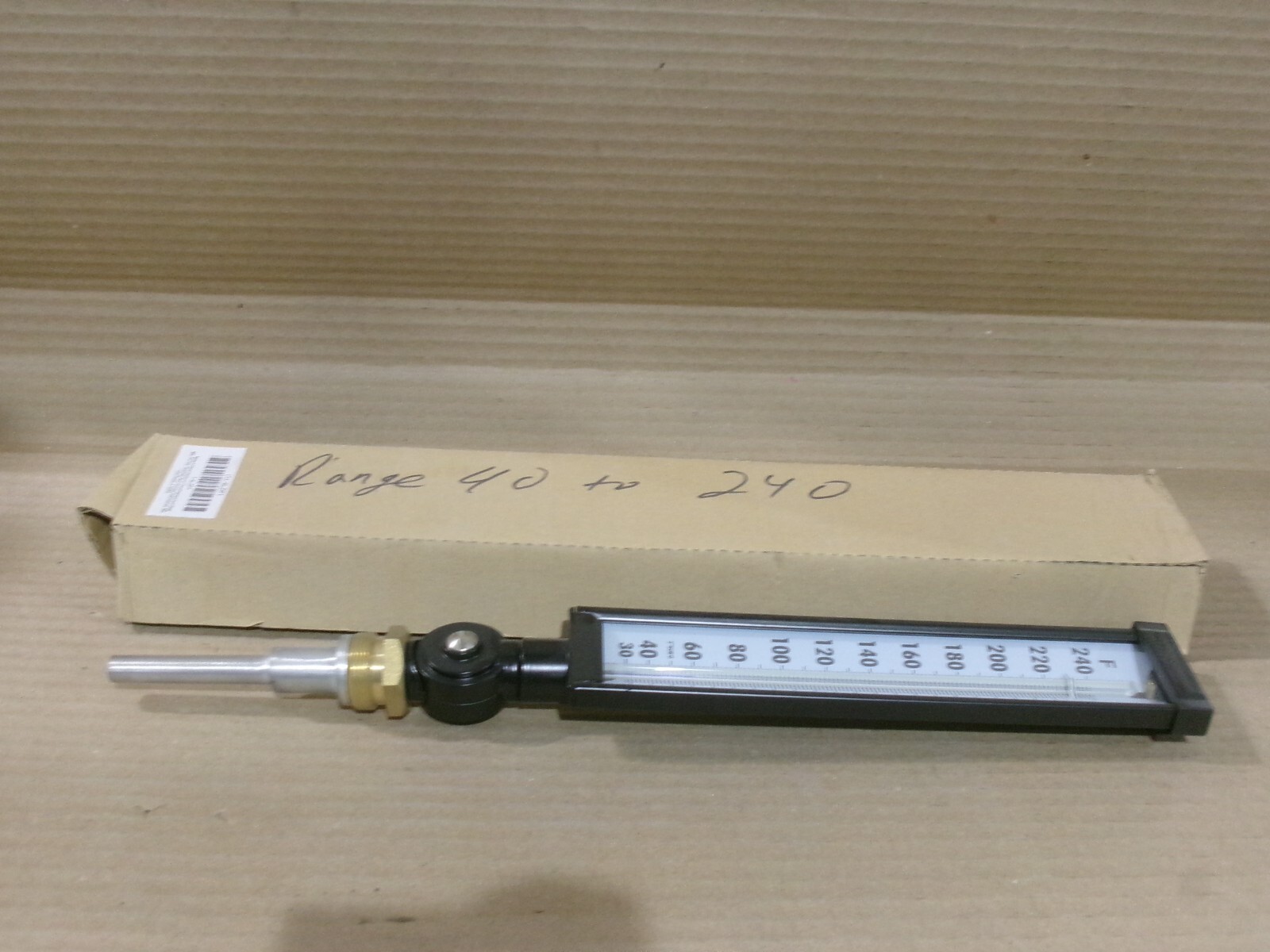 New Grainger 4LZP1 Industrial Glass Thermometer AK