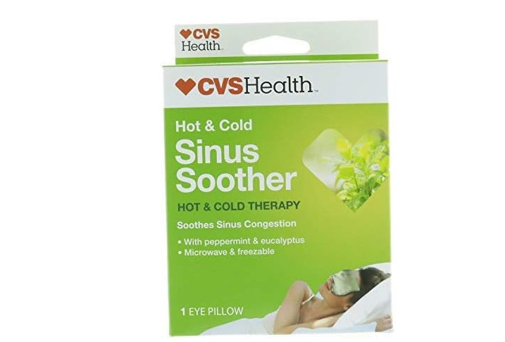 CVS Health (1 Sinus Soother Eye Pillow Hot & Cold Therapy - Soothes Sinus Conges