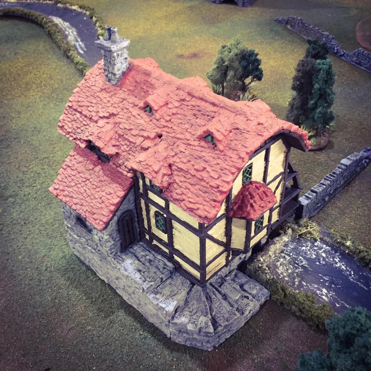 Winterdale Water Mill - Fantasy Tabletop Terrain for Miniature Gaming, (28mm)