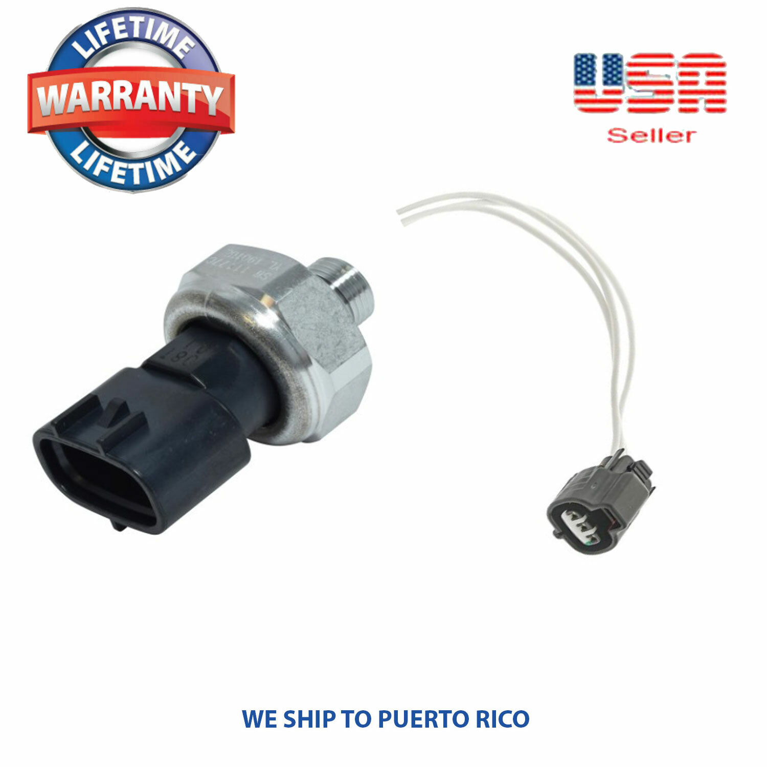 37317 A/C Transducer Refrigerant Pressure Switch + CONNECTOR Fits:Lexus Toyota