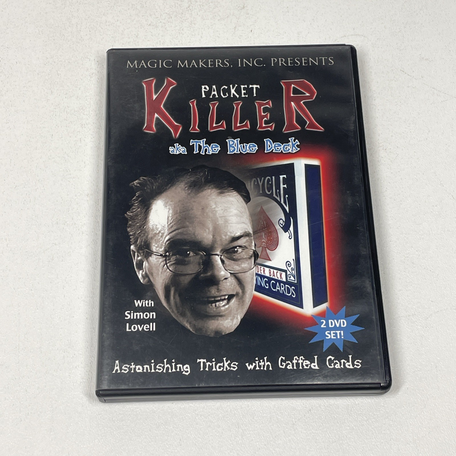 Packet Killer The Blue Pack Magic DVD Simon Lovell Card Tricks Instructional