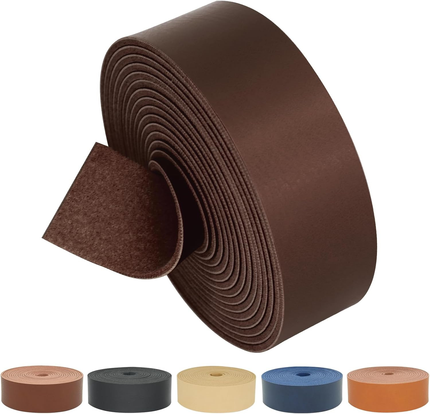 Faux Leather Strap 1 Inch Wide 90 Inches Long Leather Strip, Soft Leather for DI