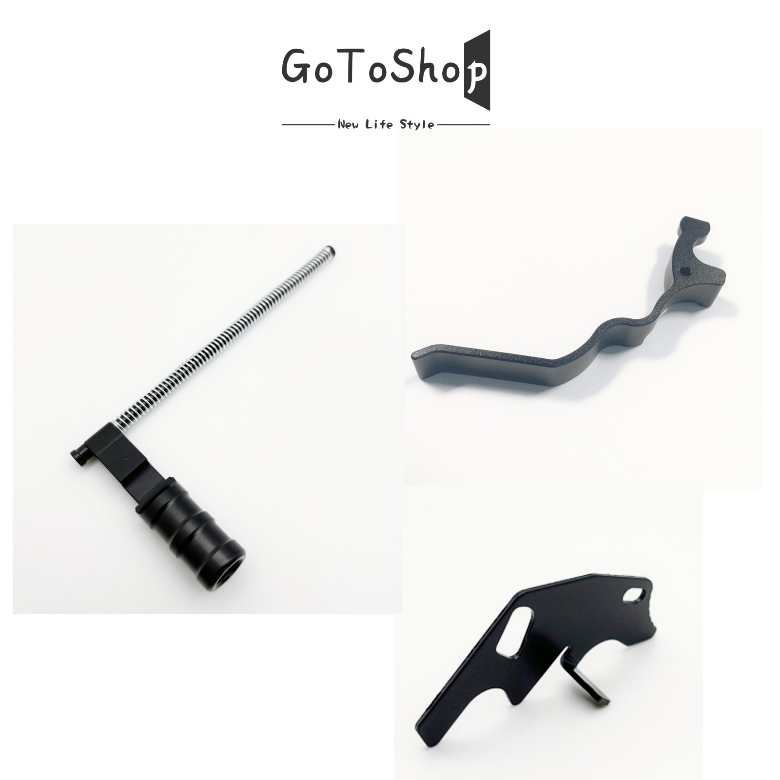 3 Pcs Combo kits for Ruger 10/22 Handle  Auto Release  Extended Magazine Black