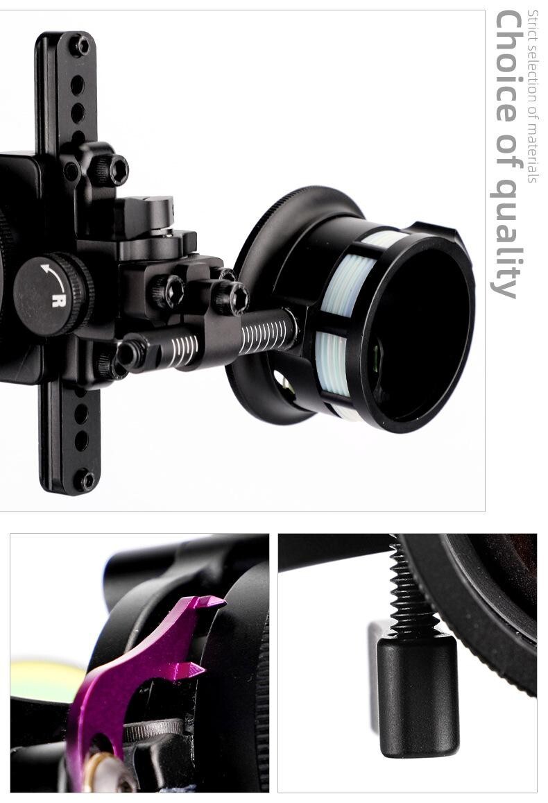 Precision Archery Sight - Improved Accuracy w/ Adjustments