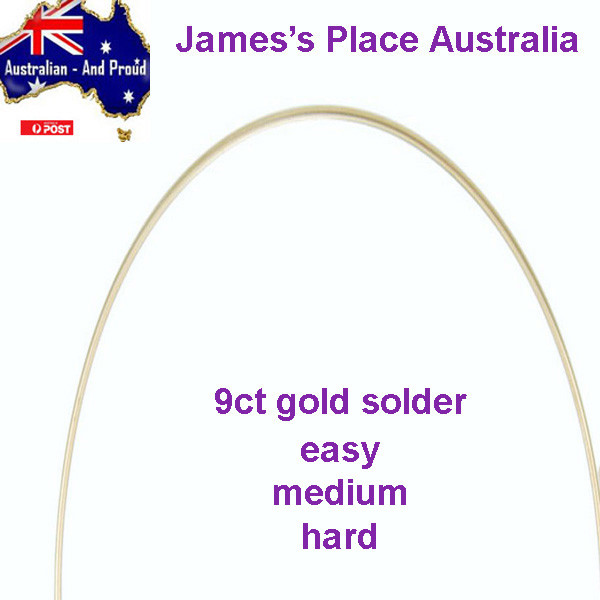 9ct Yellow Gold Solder - Easy, Medium & Hard
