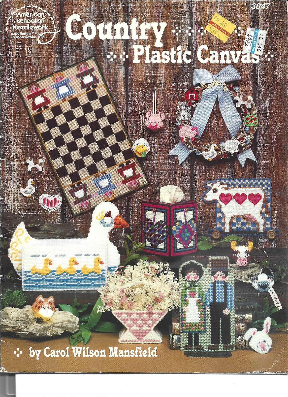 Country Plastic Canvas Pattern Booklet #3047 American School of Needlework