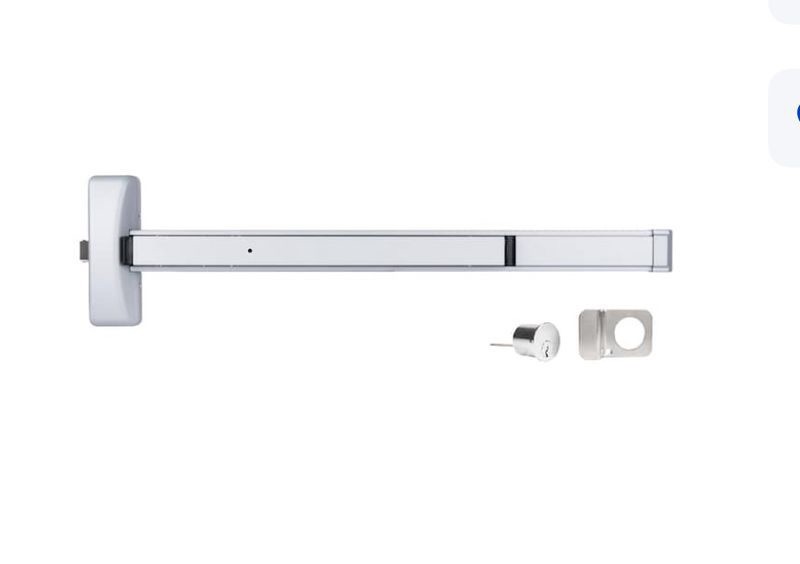 BRINKS COMMERCIAL Industrial Duty 32-in Aluminum Universal Reversible Rim Exit