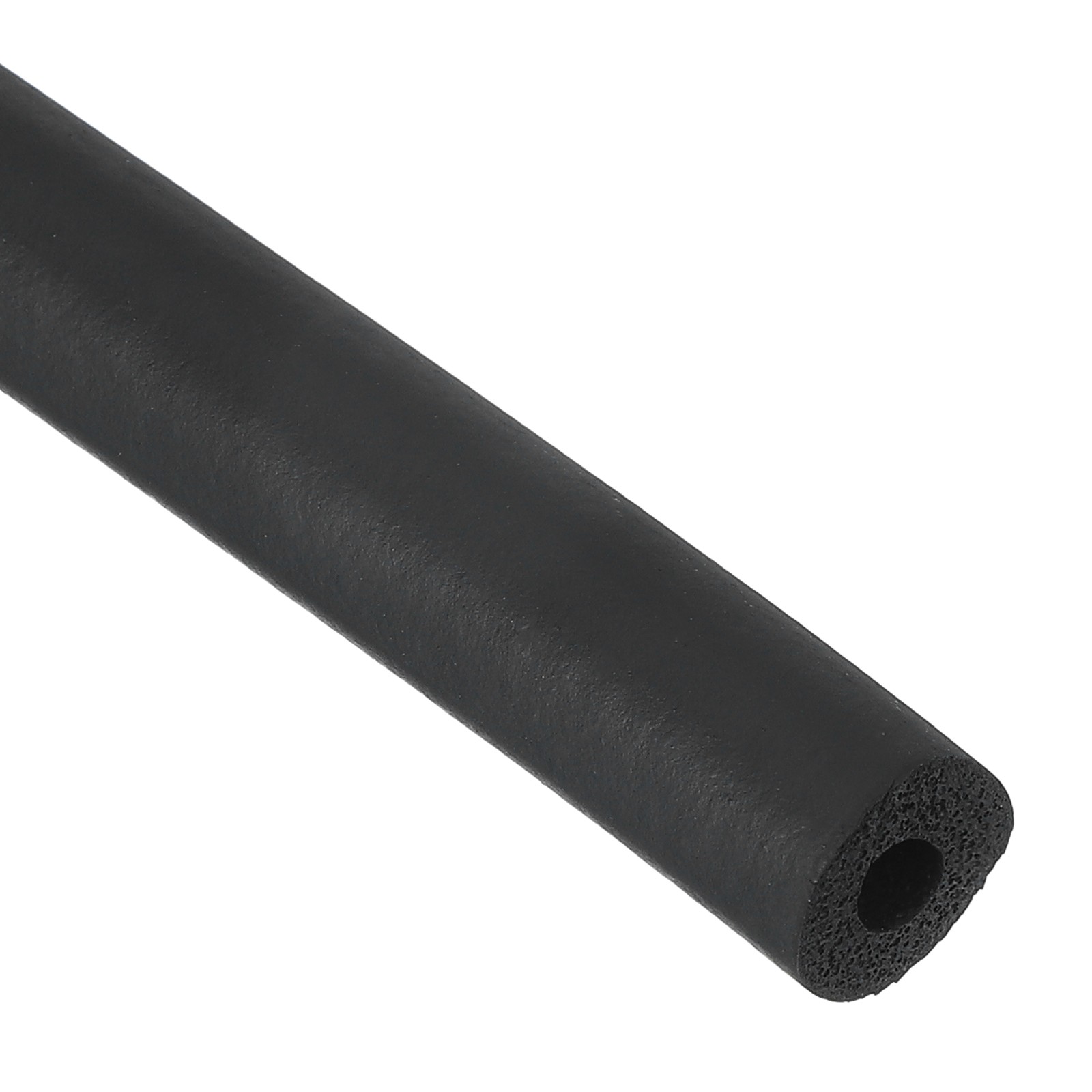 4mm ID x 12mm OD Pipe Insulation Foam Tube Cover Wrap EPDM Tubing Black