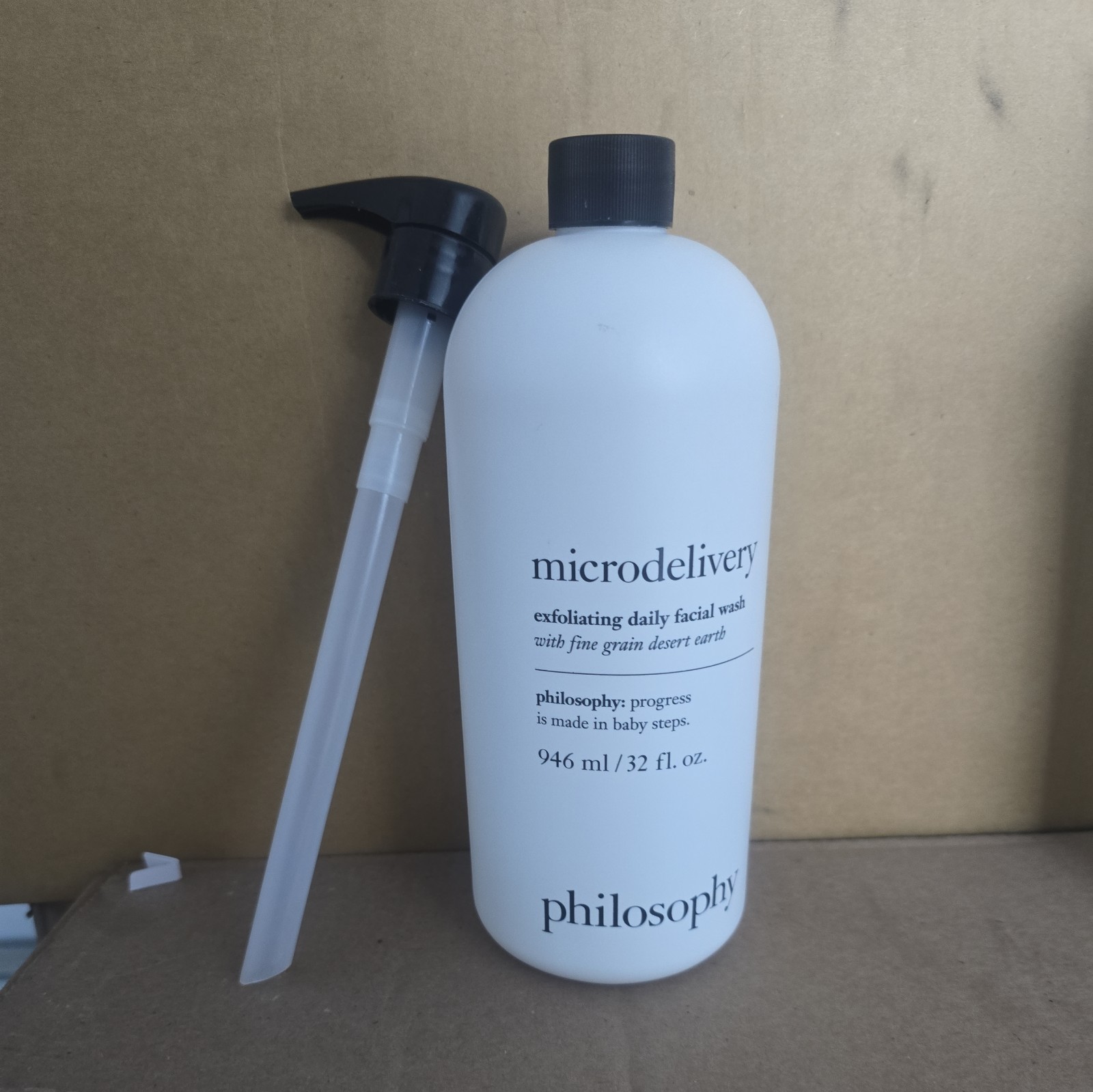 Philosophy Microdelivery Exfoliating Daily Facial Wash 32 oz NEW SEALED w/ Pump