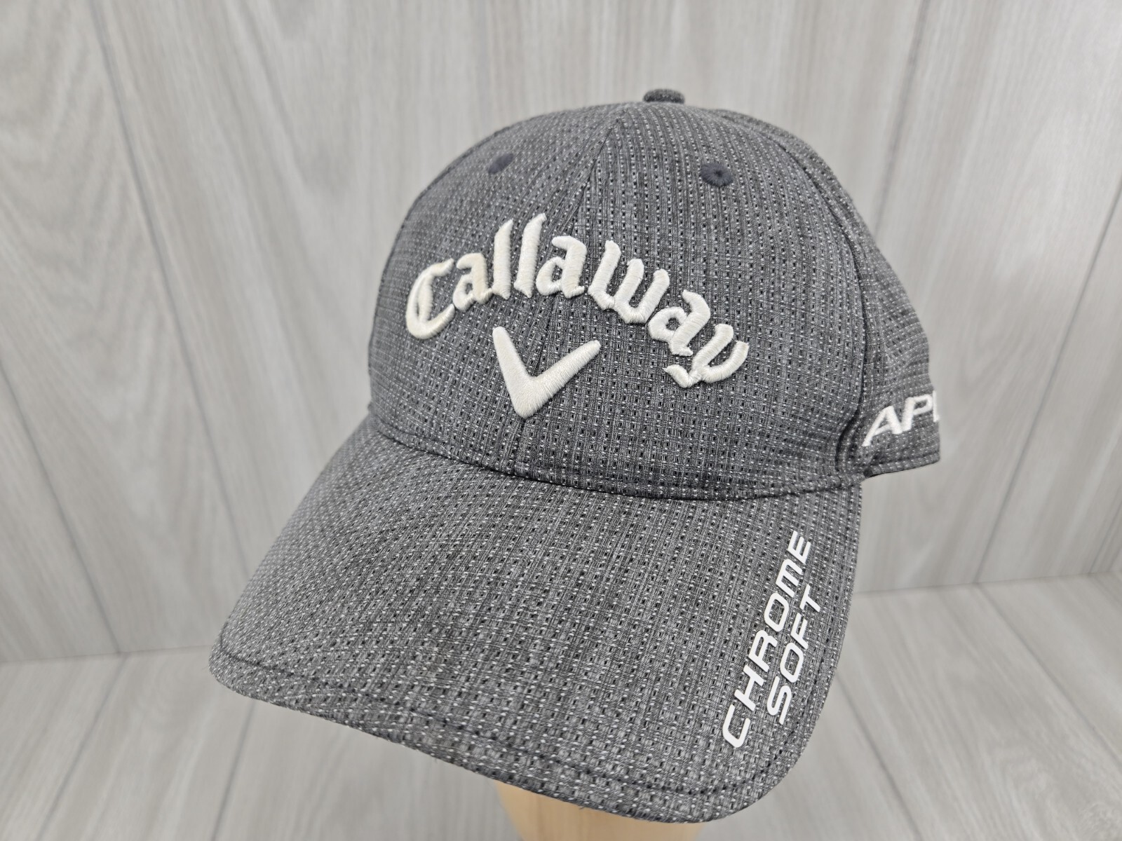 Callaway Apex Chrome Soft Odyssey Flexfit Hat Cap Gray