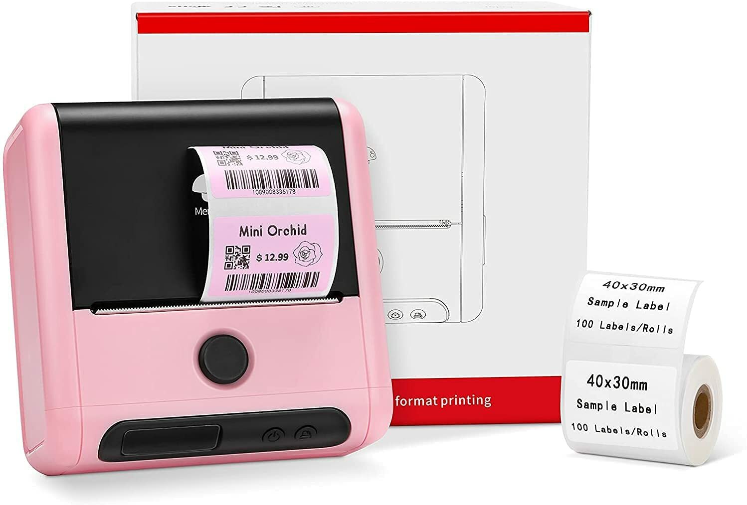 Phomemo M200 Thermal Label Maker Mobile Printer Wireless Mini Bluetooth Printer