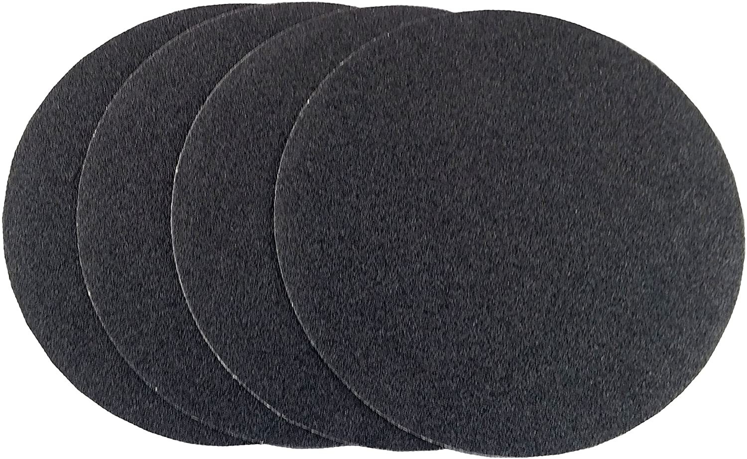 6 Inch Hook and Loop Grit 100 PIECES Grit 60 Sanding Discs Black Silicon Carbide