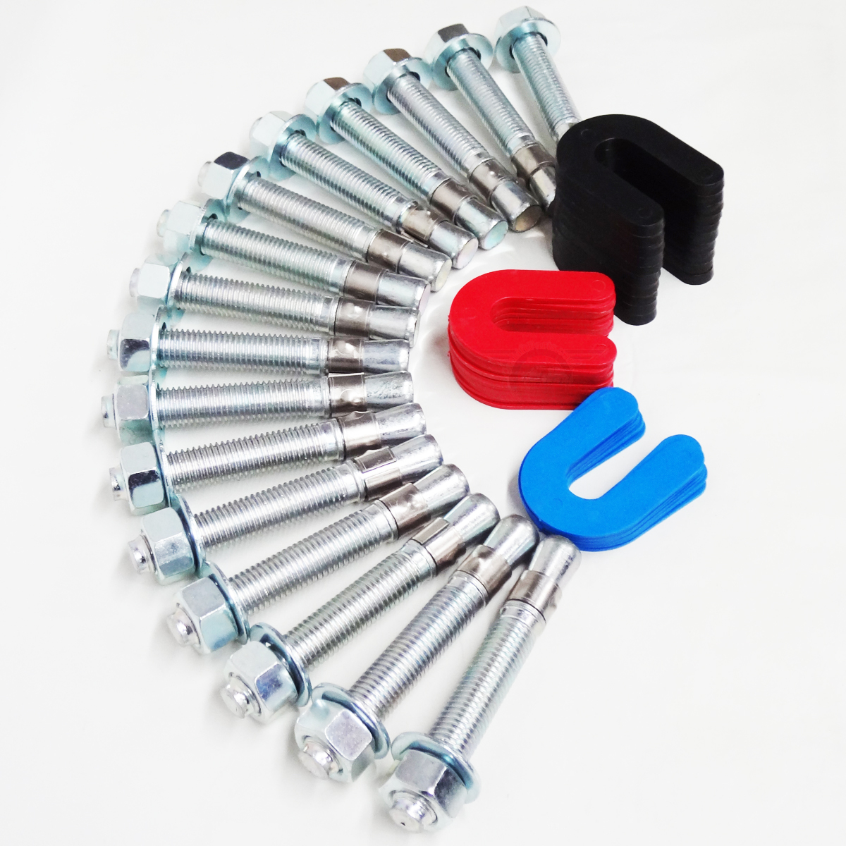 Forward Lift Installation install Kit 16 Wedge Anchor Bolts & 30 pack shims pack